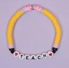 customized teacher pencil bracelet buy 1 get one free