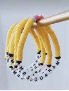 customized teacher pencil bracelet buy 1 get one free